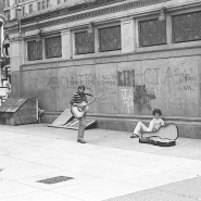 Near Park Street train station, Boston, 1979